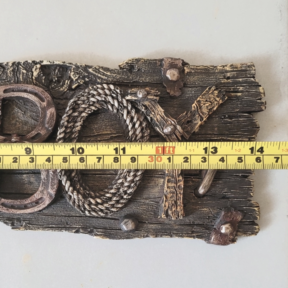 Rustic "Cowboy"  Sign Decor - Picture 6 of 6